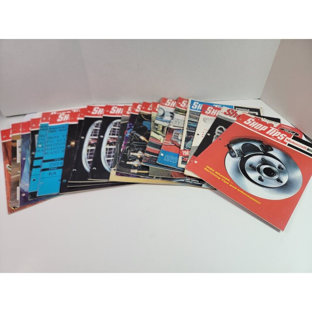 Vintage Ford Autolite Shop Tips Lot 18 1967-1972 Mustang Motorcraft Manuals